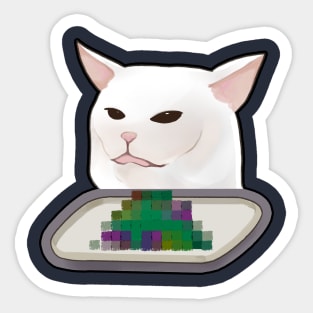 salad cat Sticker